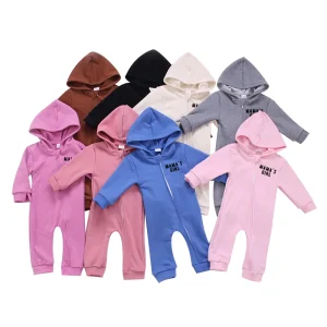Custom New Kids Long Sleeve Clothing Jumpsuit Baby Romper