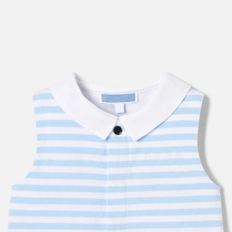 Wholesale baby rompers with zipper, crafted from premium knitted fabric for comfort and style. Ideal for retailers and B2B distributors.