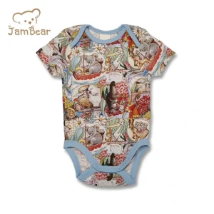 Summer Baby Suit Organic Baby Clothes Short Sleeve Toddler Bodysuits Cotton Infants Onesie Baby Romper