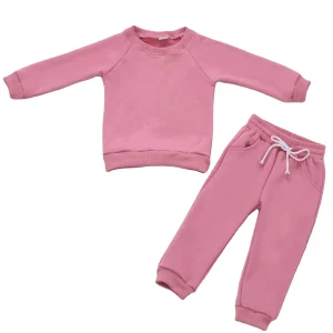 Custom Logo Kids Boutique Clothing Sets Boys Girls Joggers Sweatsuit Set 2pcs Children Tracksuit Clothing Set