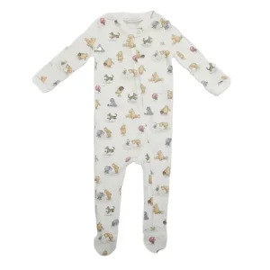 Baby Girls Rompers Organic Cotton Toddler Jumpsuit Rib Zipper Footie Oneise Zipper Sleeper Baby Fleece Onesie Sleepsuits