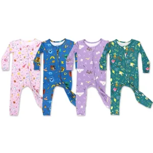 Organic Bamboo Baby Romper Baby Pajamas Custom Newborn Onesie Sustainable Baby Clothes Infant Jumpsuit Newborn Sleepsuit