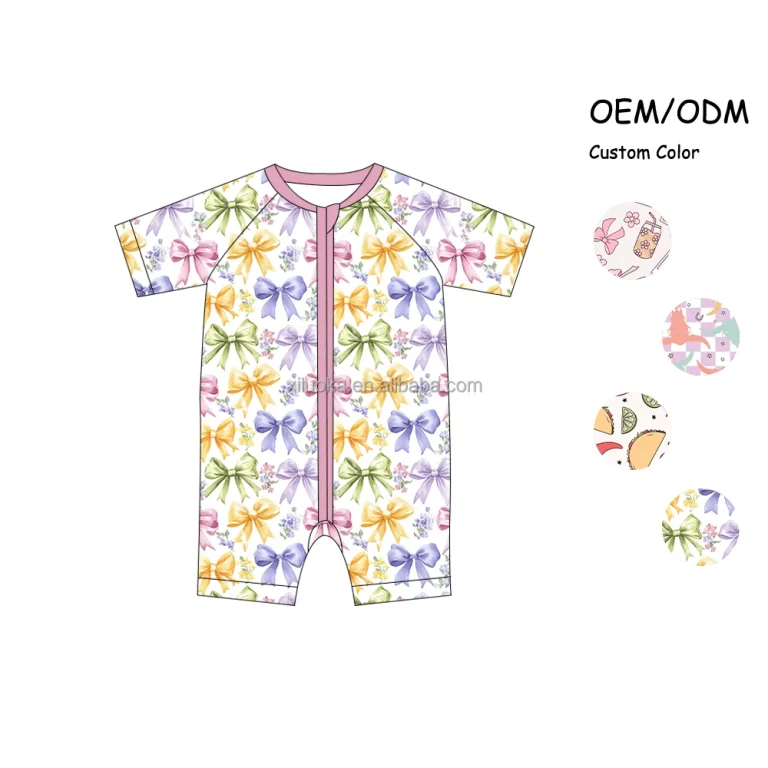 Family Summer Pajamas Bamboo Short Sleeve Wholesaler