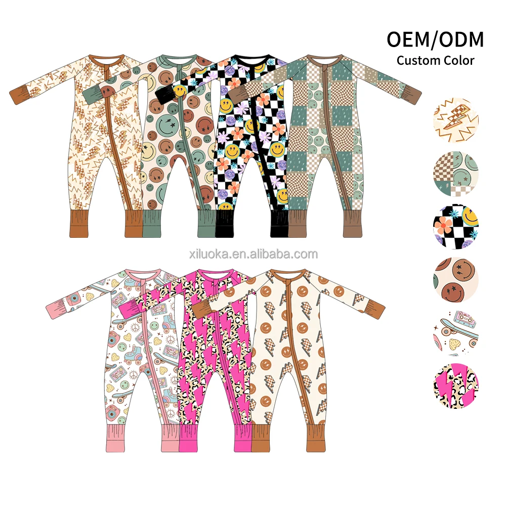Cozy knitted baby zipper rompers in bulk for wholesale. Perfect for retailers seeking stylish, comfortable, and high-quality infant clothing.