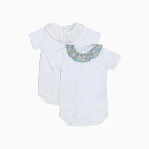 Organic Cotton Bodysuit for Newborns Wholesale Baby Bodysuit Eco Friendly Short Sleeve onesies Bodysuits Customize Baby Romper