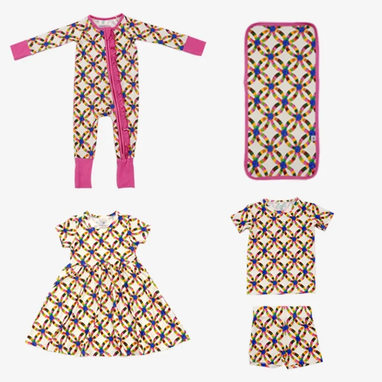 Girls For Spring Floral Romper Private Label Service