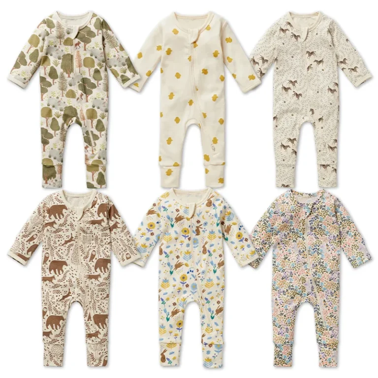 Contract Rompers Bamboo Pajamas Custom Baby Manufacturing Private Label Service & CPC Cert