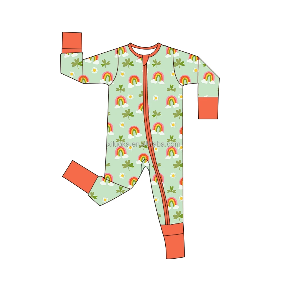 Wholesale Christmas bamboo pajamas in festive designs, showcasing sustainable materials for retailers seeking eco-friendly holiday apparel options.