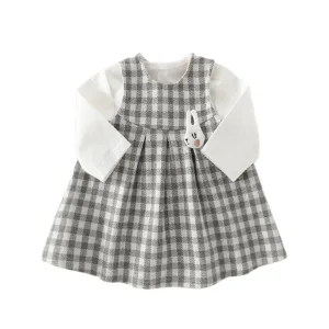 Baby Girls Dresses Organic Cotton Printing Baby Dress Children's Wear Wholesale Sleeveless Baby Clothing Custom Infant Clothes