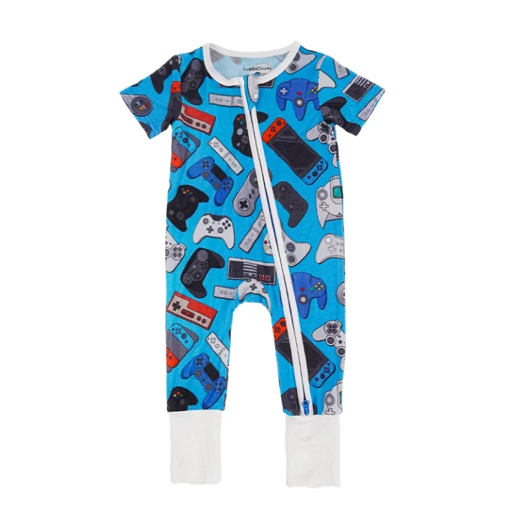 With Trim Bamboo Ruffle Custom Set Pajama Fast Lead-Time Guaranteed for Brands (ASTM F963