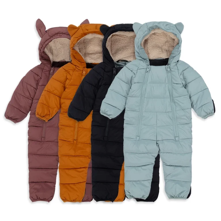 Eco-Luxury Baby Bamboo Romper Clothes Convertible Long Sleeve New Born Footie Pajamas Boy