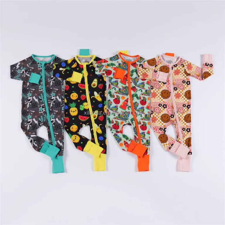Unique Christmas Custom Blank Bamboo Pajamas Factory Direct Pricing Small Batch Collection
