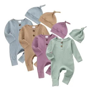 Custom Organic Cotton Baby Romper Print Newborn Sleepsuit Sustainable Baby Clothes Baby Sleepwear Onesie Bodysuit