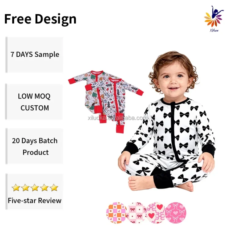 Eco-Luxury Family Bamboo Pajamas Matching OEM/ODM Specialist Factories: Premium ASTM F963