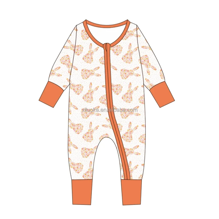 Scalable Private Label Bamboo Zip Romper Small Batch Production Grow Your Boutique with Us