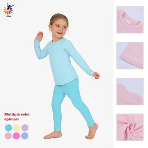 Girls Outdoor Active Quick-Dry Shirt Slim-Fit Long Sleeve High Stretch Breathable No Pilling Customizable