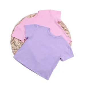 European USA Fashion Factory Wholesale Girls Sets Top Cotton Fabric and Skirt Milk Silk Fabric Custom Toddler Girls Outfit