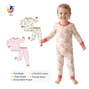 Organic Bamboo Baby Pyjamas Custom Baby Pajamas Printed Baby Slpeep Wear Hight Quality Baby Loungewear Baby Clothes