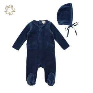 Baby Velour Romper Infant Romper and Hat Baby Organic Cotton Jumpsuit Onesie Velour Baby Sleepsuit Newborn Onesie and Hat