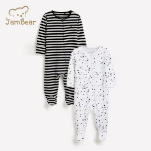 Baby Toddler Bamboo Viscose Zippy Romper Newborn onesies Zipper Footed Onesie Zip Toddler Jumpsuit Organic Baby Boys Rompers