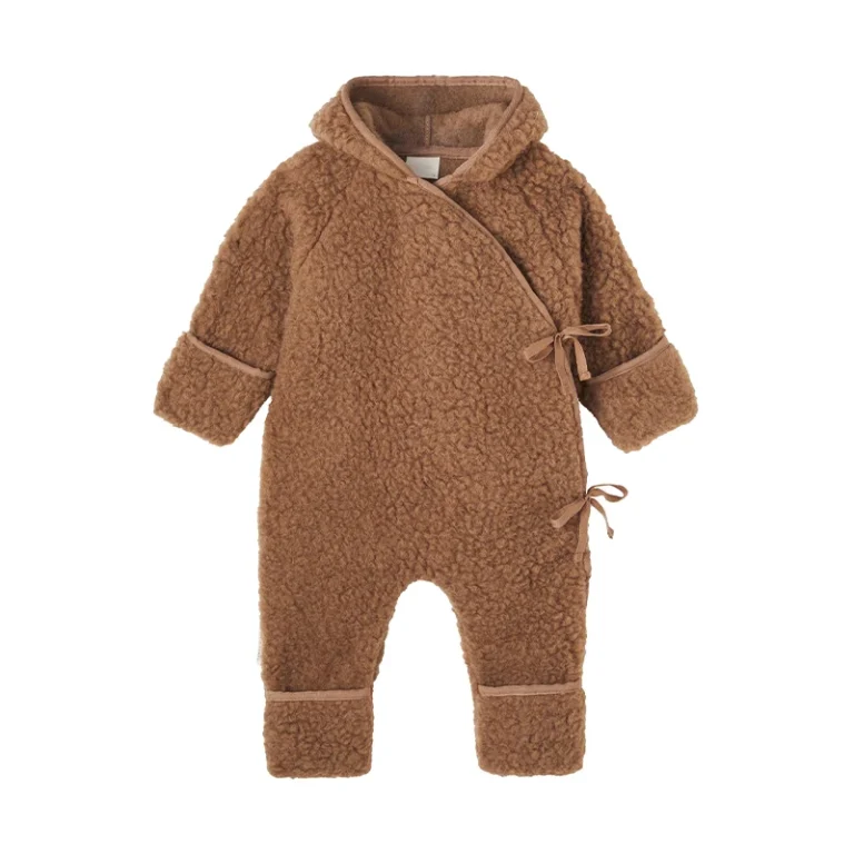 Seamless Zippered Baby Clothing Patroic Prints Leopard Print Bamboo Romper White-Label Man