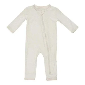 Bamboo Baby Clothes Custom Double Zip Sustainable  Baby Pajamas Bamboo Baby Sleeping Onesie Bamboo Zipper Pajamas