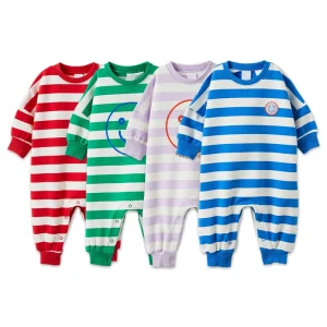 Organic Cotton Baby Romper Custom Newborn Onsies Jumpsuit Fleece Newborn Sleepsuit Baby Sleepwear Winter Baby Clothes