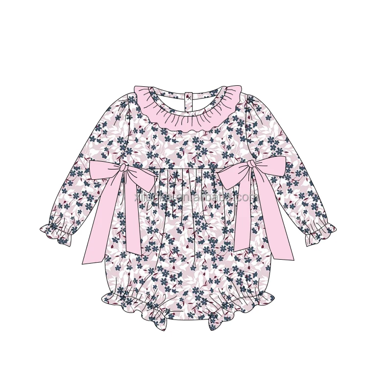 Cozy printed baby pajamas in bulk for wholesale, ideal for retailers seeking high-quality, stylish infant sleepwear options.