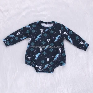 Happy Luoka OEM Western Flash Ribbed Baby Romper