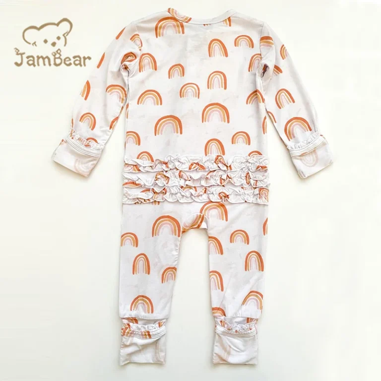 Newborn Baby Zipper Pajamas Zipper Pajamas Full-Package Production