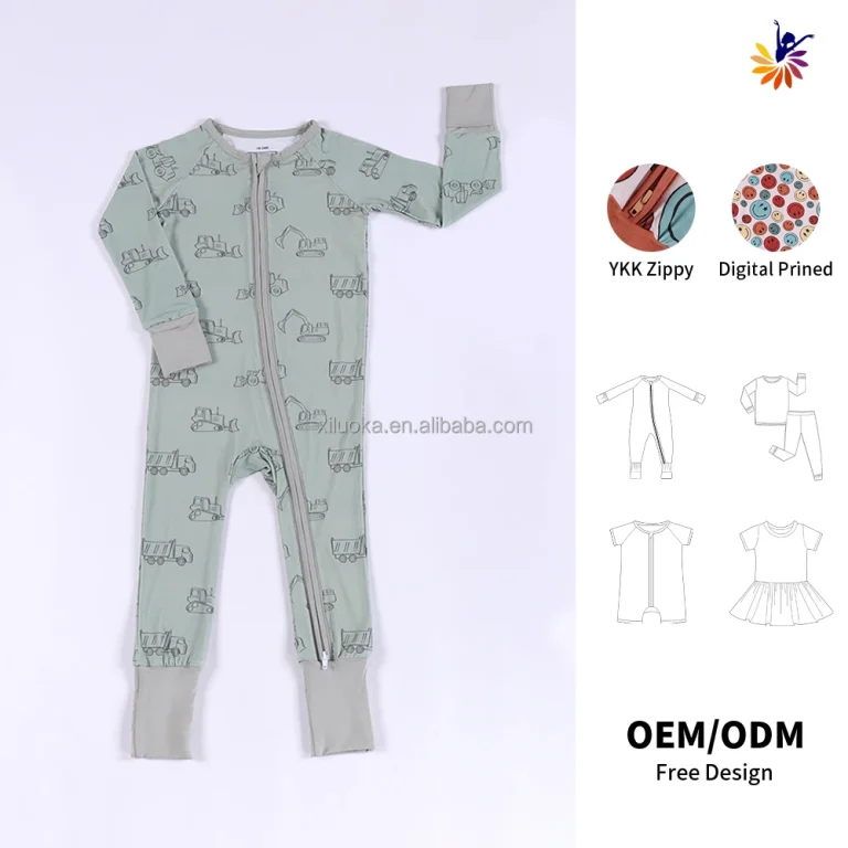 Fast Lead-Time Romper Jumpsuit Baby Long Comfortable Sleeve Baby Bamboo Clothes Baby Bambo
