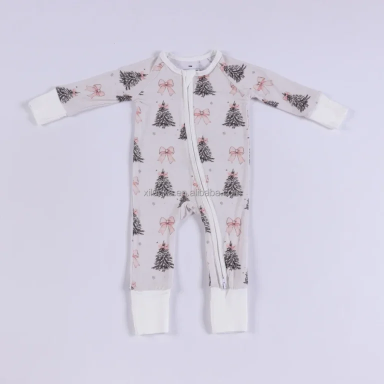 Tiered Pricing Bamboo Family Christmas Pajamas Okeo Tex Small Batch Production Bulk Discou