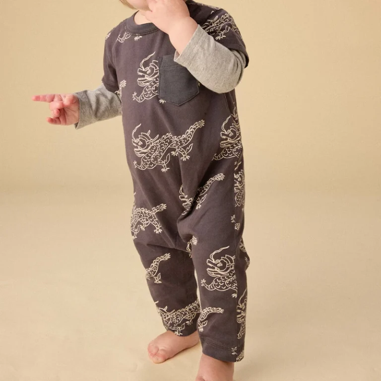 Eco-Luxury Wholesale Custom Bamboo Cute Newborn Baby Girls Wildflower High Quality Pajamas