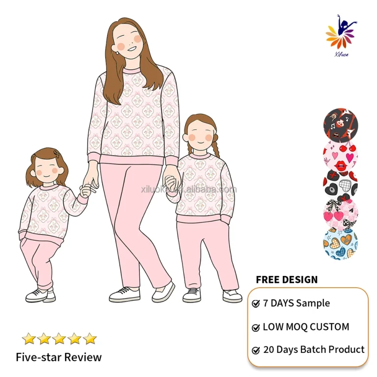 Tiered Pricing Girls Sweet Pajamas Rapid Sample Development Bulk Discounts for Intertek Ve