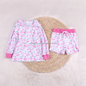 Toddler Clothes Children Clothing Long Sleeve Baby Boutique Clothes Set Matching Outfit Girls Clothing Kids Set