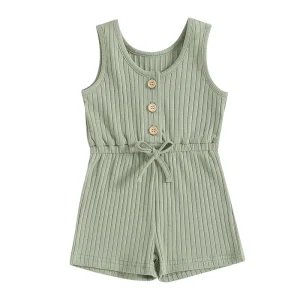 Custom Organic Sleeveless Baby Romper  Bodysuits Cotton Baby Onesie  Sleep Wear for Baby Jumpsuit Sleepwear Newborn Clothes
