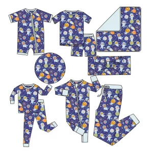 Organic Baby Romper Baby Bamboo Pajamas Custom Sleep Wear for Baby Clothes Sustainable Infant Onesie Jumpsuit Newborn Sleepsuit