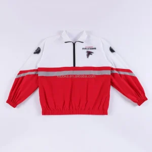 Wholesale Custom Oversized Patchwork Breathable Winter Windbreaker Jacket for Men