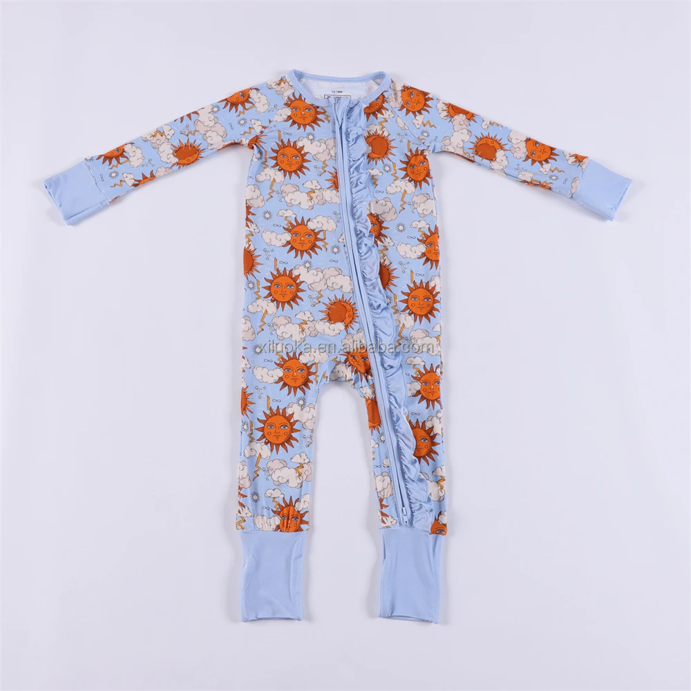Eco-friendly bamboo rompers in bulk for B2B wholesale – sustainable, stylish, and ideal for retail businesses seeking quality baby clothing.