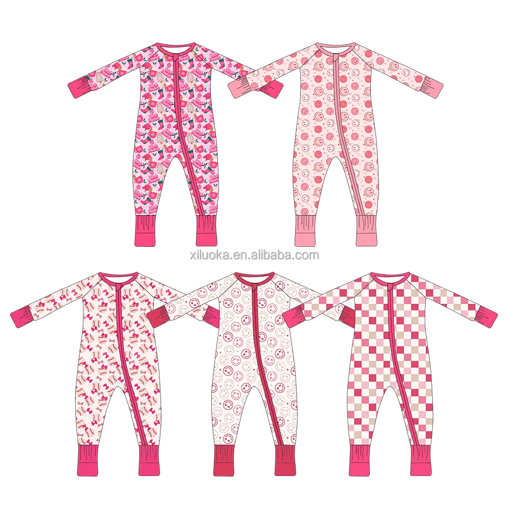Elegant bamboo pajamas with ruffles, perfect for B2B wholesalers seeking sustainable, stylish sleepwear options for retail distribution.