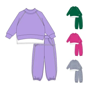 Custom Sports Suits Children's Sports Shirts Baby Clothes Jogging Suits Outfit T-shirts