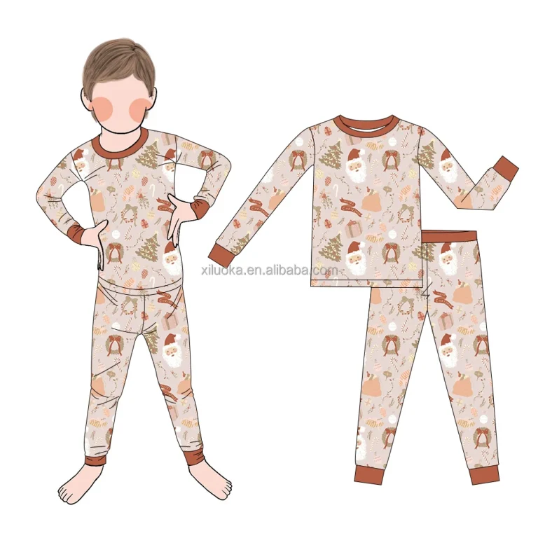 Seamless Blank Bamboo Pajamas Small Batch Production with SEDEX (SMETA) Compliant Complian
