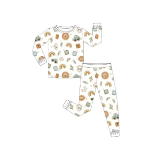 Toddler Pajamas Organic Bamboo Toddler Loungewear Infants Jammies Boys Pyjama Sleepwear Kids Set Toddlers Fall Pajamas