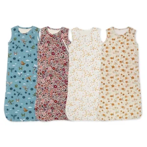 Organic Bamboo Baby Sleep Sack 1.0 TOG Custom Print Baby Sleeping Bag Sleeveless Baby Clothes Eco Friendly Newborn Sleepwear