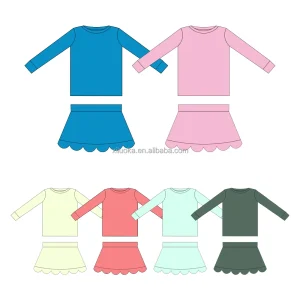 Kids Clothing Wholesale Sets Two Piece Girls Kids Fashion Clothes