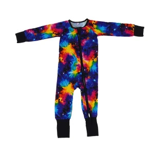 Bamboo Cotton Baby Romper Pajamas Infant Jumpsuit Newborn Onesie Baby Sleep Wear Baby Clothes Interlock Zip Sleep Suit with Zip