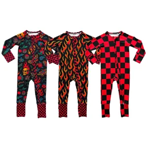 Organic Baby Romper Bamboo Zipper Sleepwear Baby Onesie Custom Baby Clothes Sustainable Infant Pajamas Newborn Sleepsuit