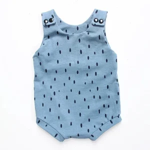 Custom Toddler Baby Sleeveless Cotton Bamboo Romper Bodysuit Baby Jumpsuit Newborn Sleepsuit Infant Clothes