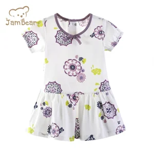 Newborn Dresses Organic Baby Girl Lace Dress Organic Bamboo Dress for Infant Baby Girl Organic Baby Clothes