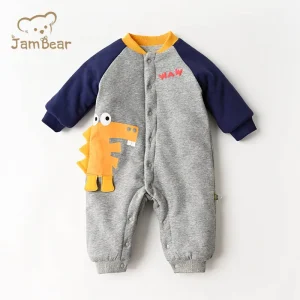 100% Organic Cotton Baby Rompers Wholesale Baby Onesie Sustainable Customize Newborn Sleep Suit Eco Friendly Babi Clothes
